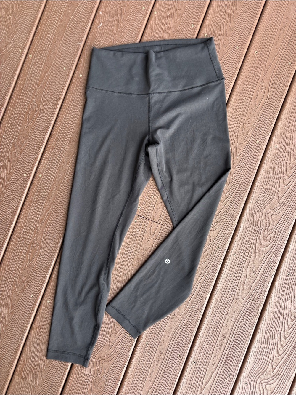 Lululemon Women Black High-Rise Performance Leggings, Size 10